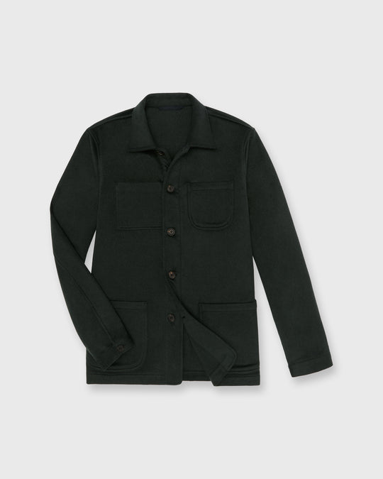 Chore Jacket in Spruce Cashmere Flannel