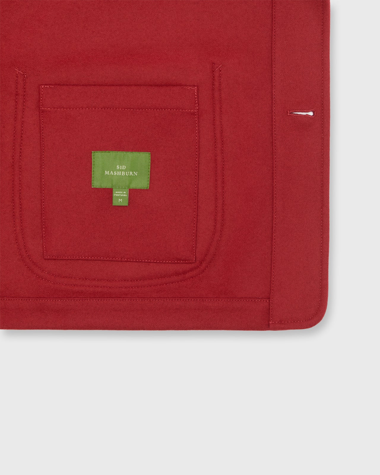 Chore Jacket in Red Melton