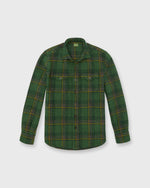 Load image into Gallery viewer, CPO Shirt in Green/Yellow/Oat Plaid Harris Tweed
