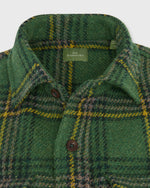 Load image into Gallery viewer, CPO Shirt in Green/Yellow/Oat Plaid Harris Tweed
