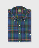 Load image into Gallery viewer, Handmade Button-Down Sport Shirt in Bluegrass/Red/Yellow Madras
