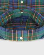 Load image into Gallery viewer, Handmade Button-Down Sport Shirt in Bluegrass/Red/Yellow Madras
