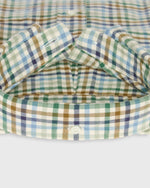 Load image into Gallery viewer, Button-Down Sport Shirt in Green/Blue/Umber Check Flannel
