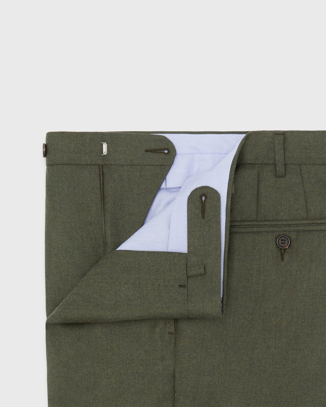 Dress Trouser in Woodland Twill