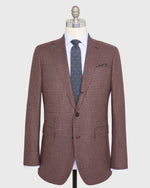 Load image into Gallery viewer, Virgil No. 3 Jacket in Orchid/Bordeaux Houndstooth Hopsack
