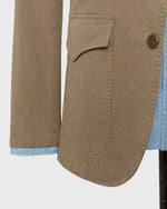 Load image into Gallery viewer, Ghost Rider Jacket in Chocolate/Oat Cavalry Twill

