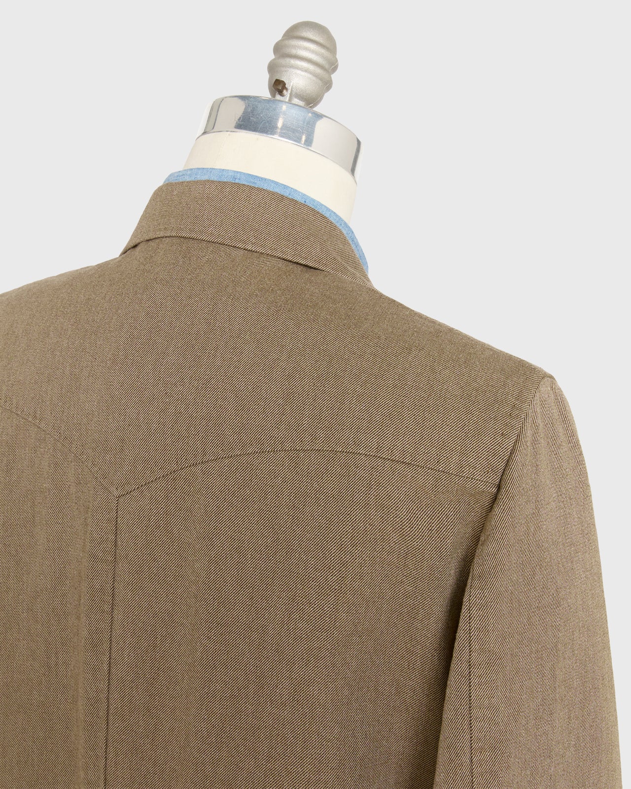Ghost Rider Jacket in Chocolate/Oat Cavalry Twill