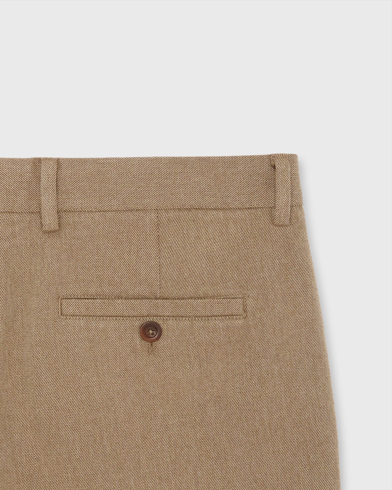 Field Pant in Chocolate/Oat Cavalry Twill