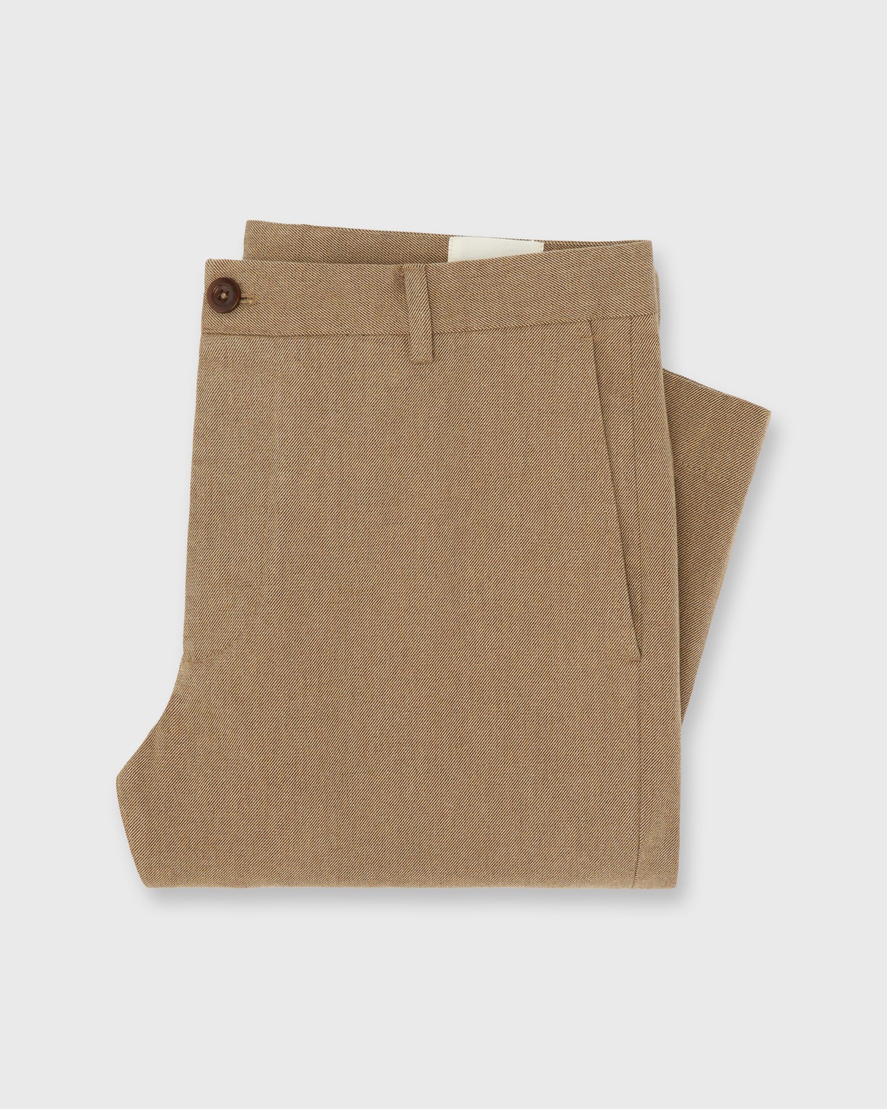 Field Pant in Chocolate/Oat Cavalry Twill