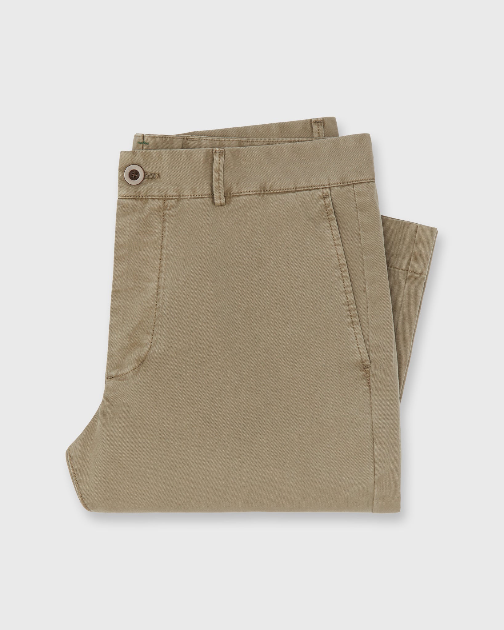 Garment-Dyed Field Pant in Mocha AP Twill | Shop Sid Mashburn