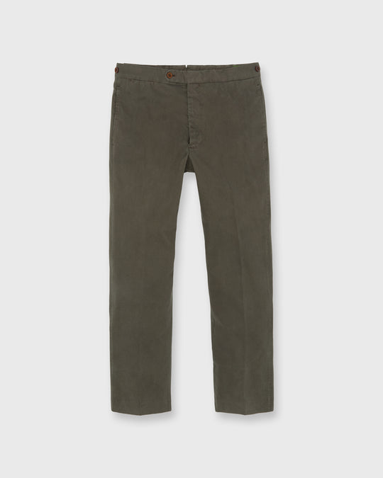Side-Tab Sport Trouser in Coffee Tricotino