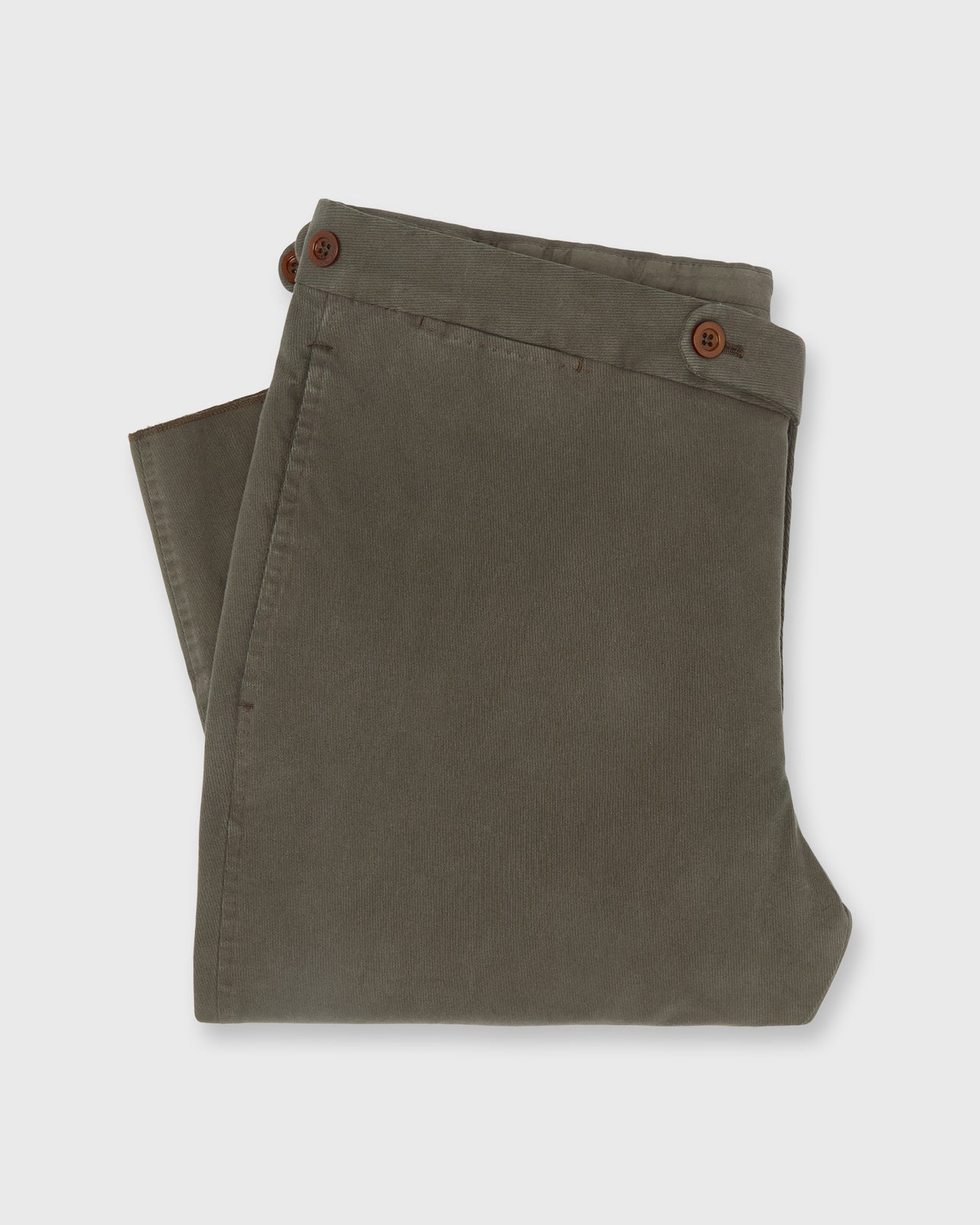 Side-Tab Sport Trouser in Coffee Tricotino