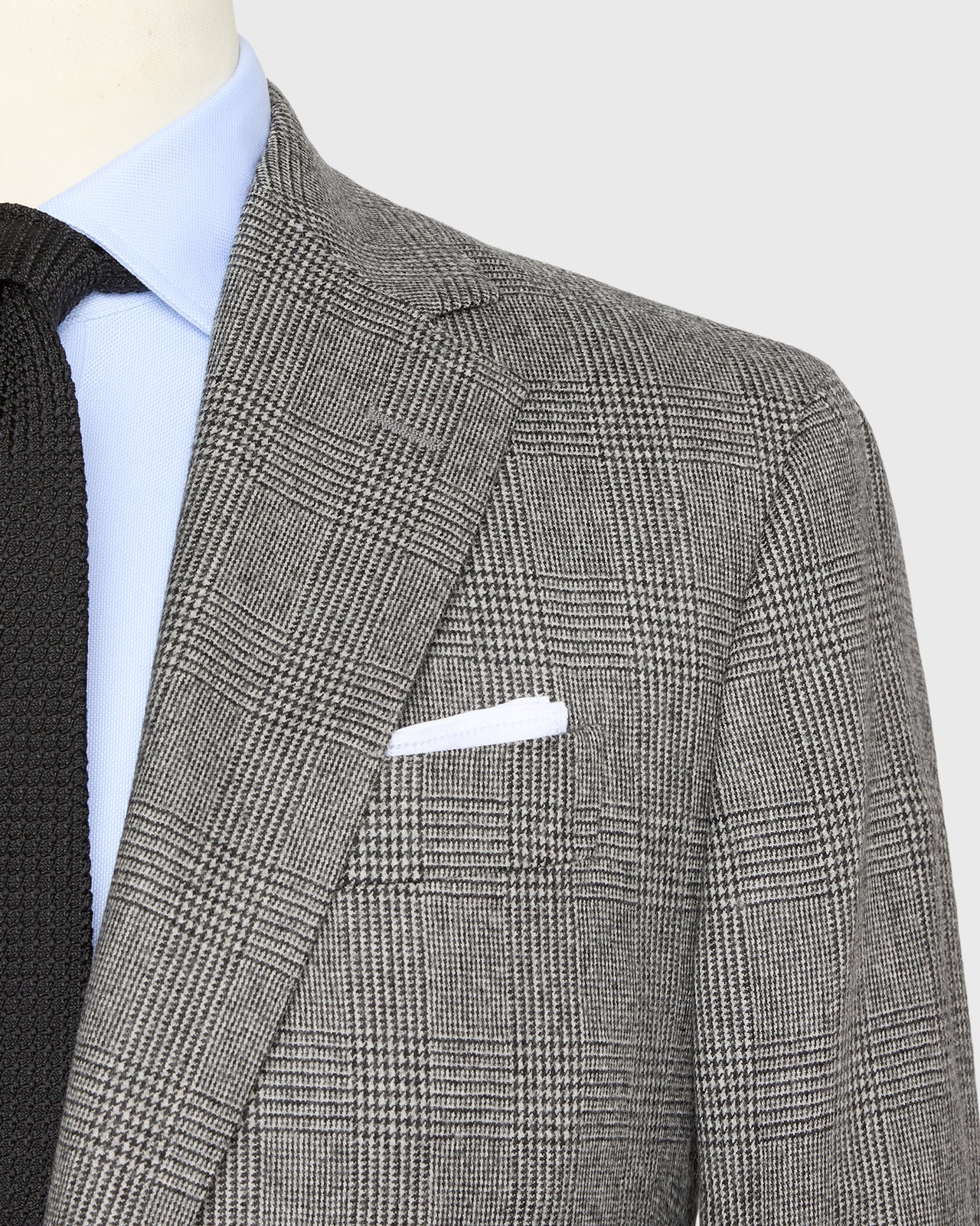 Virgil No. 2 Suit in Charcoal/Bone Glen Plaid Flannel