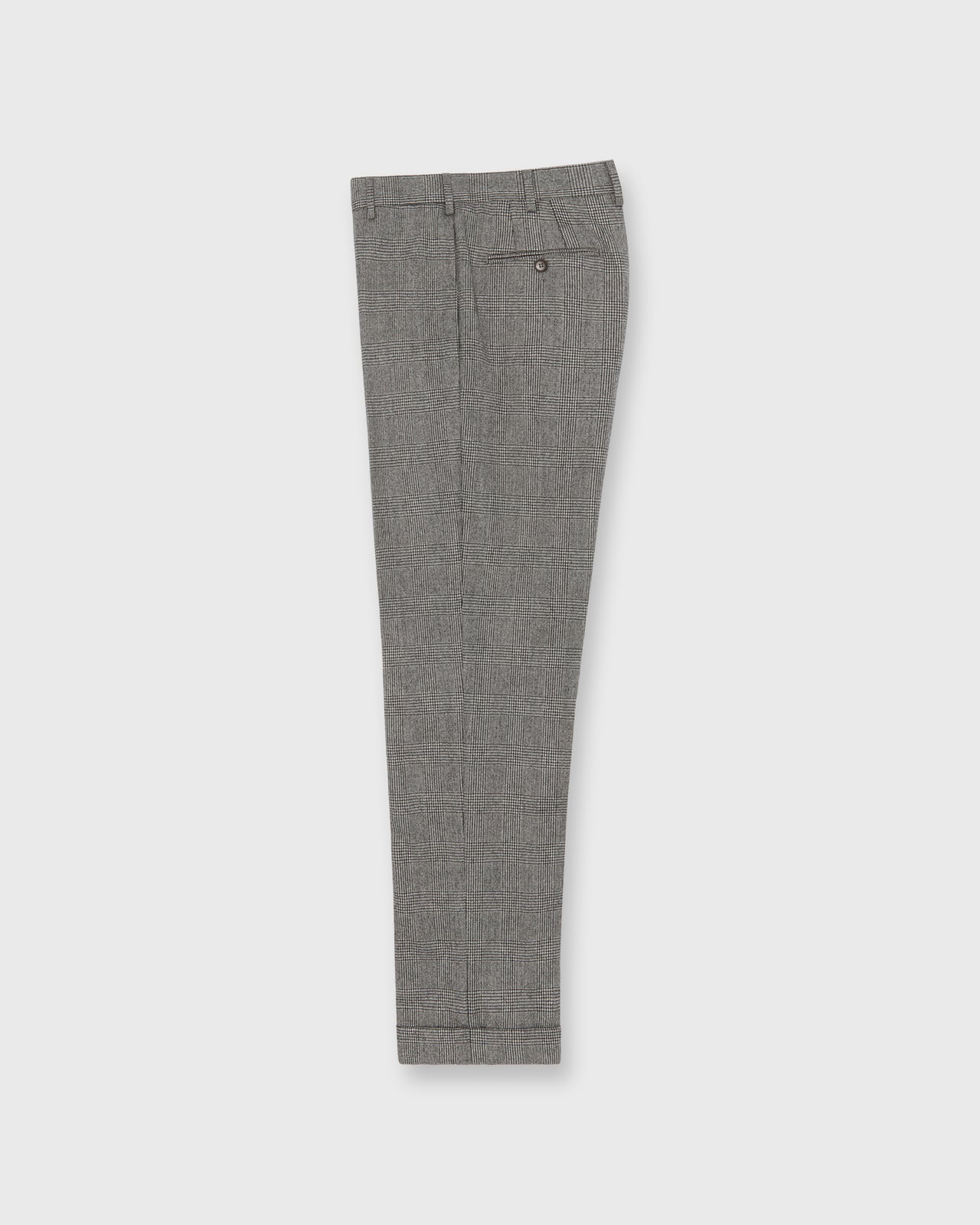 Virgil No. 2 Suit in Charcoal/Bone Glen Plaid Flannel