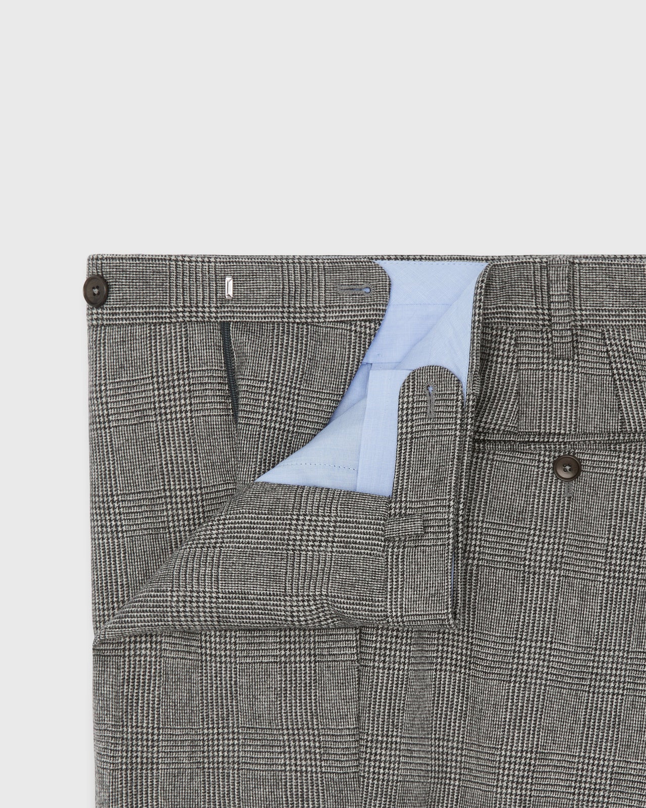 Virgil No. 2 Suit in Charcoal/Bone Glen Plaid Flannel