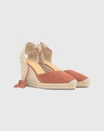 Load image into Gallery viewer, High Carina Espadrille in Marsala Suede
