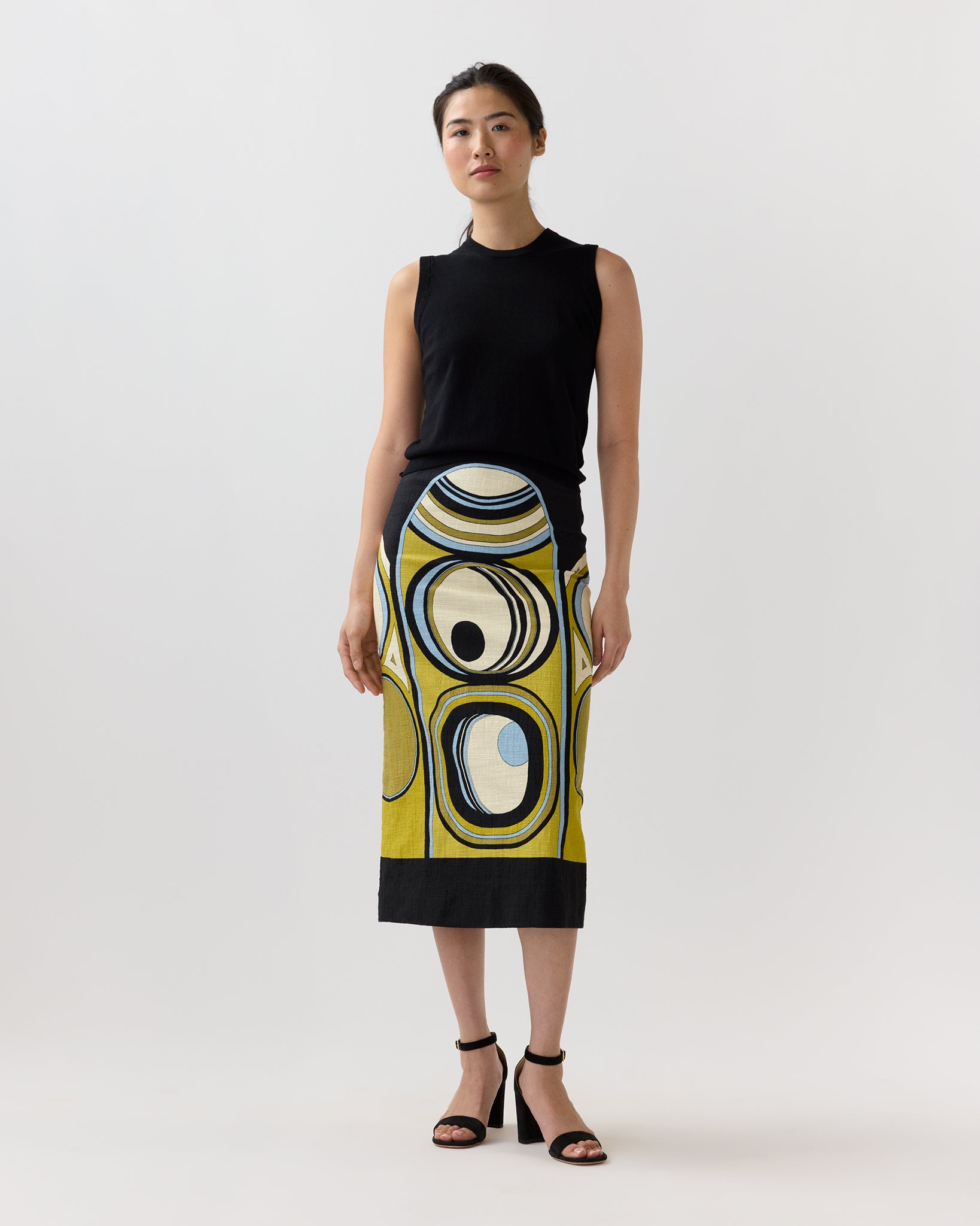 Pencil Skirt in Sanctuary Placée - La DoubleJ | Shop Ann Mashburn