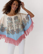 Load image into Gallery viewer, Reversible Mini Poncho Top in Swathe Placée
