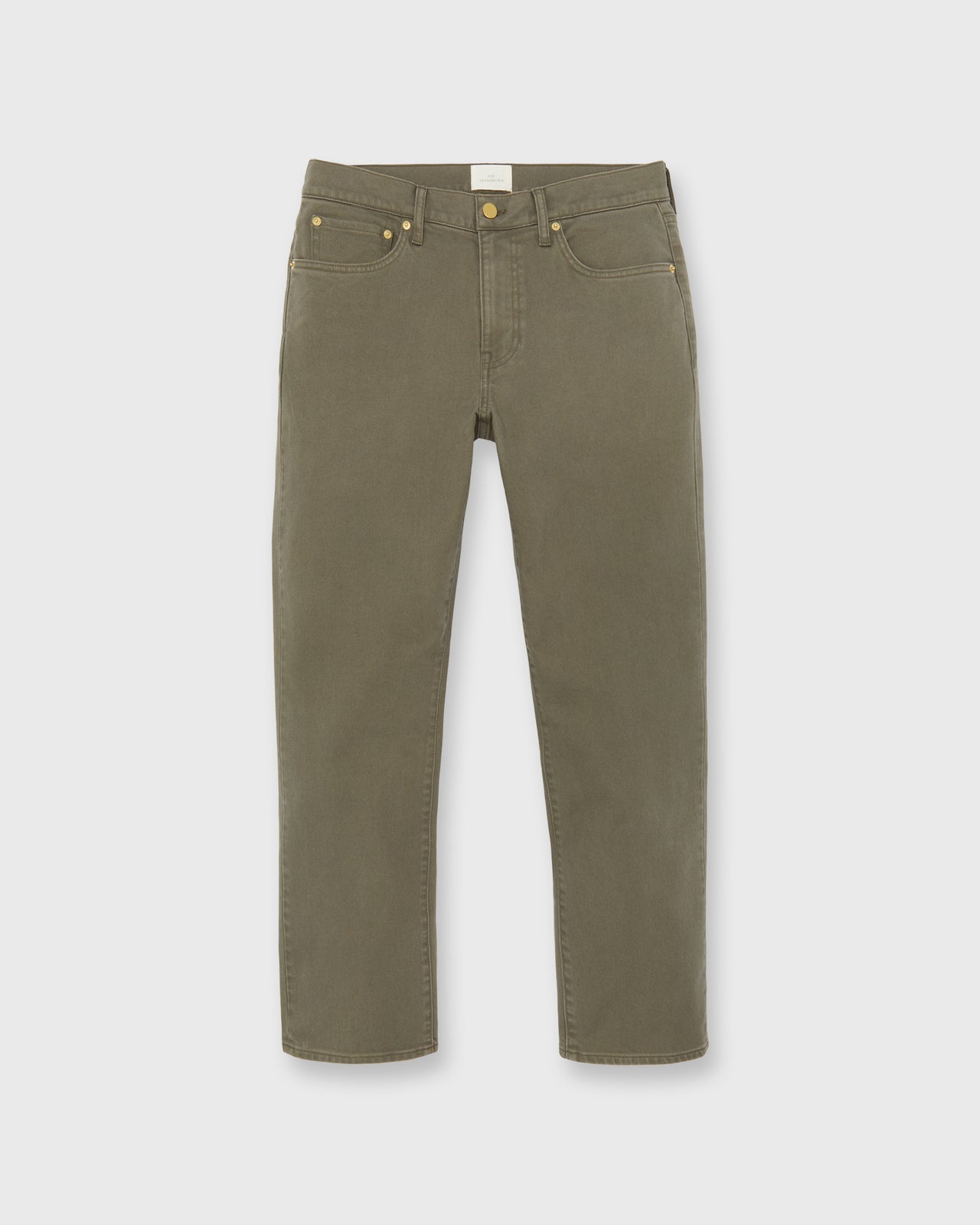 Clift Straight Leg Jean in Bark Garment-Dyed Stretch Denim
