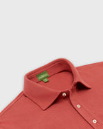 Load image into Gallery viewer, Short-Sleeved Polo in Cinnamon Pima Pique
