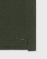 Load image into Gallery viewer, Long-Sleeved Polo in Heather Olive Pima Pique
