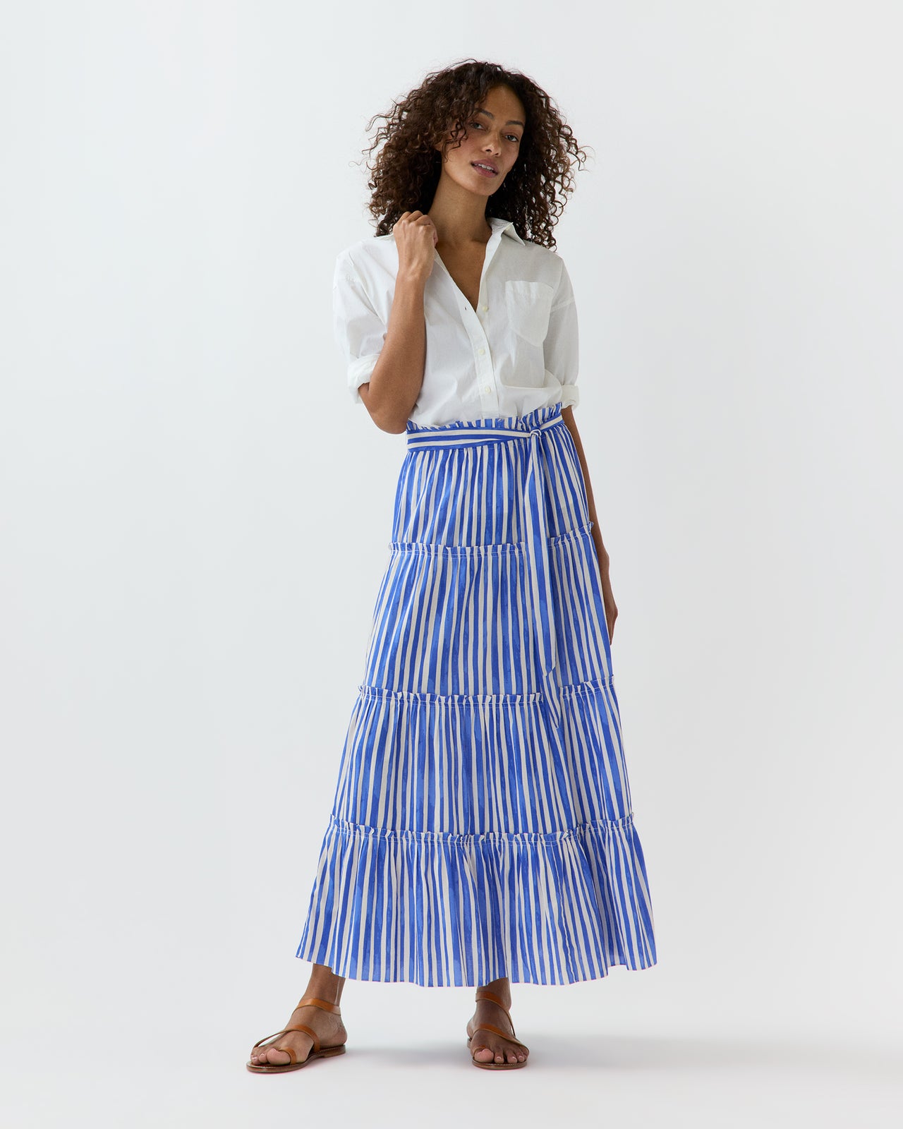 Sanaa Skirt in Qeba Blue