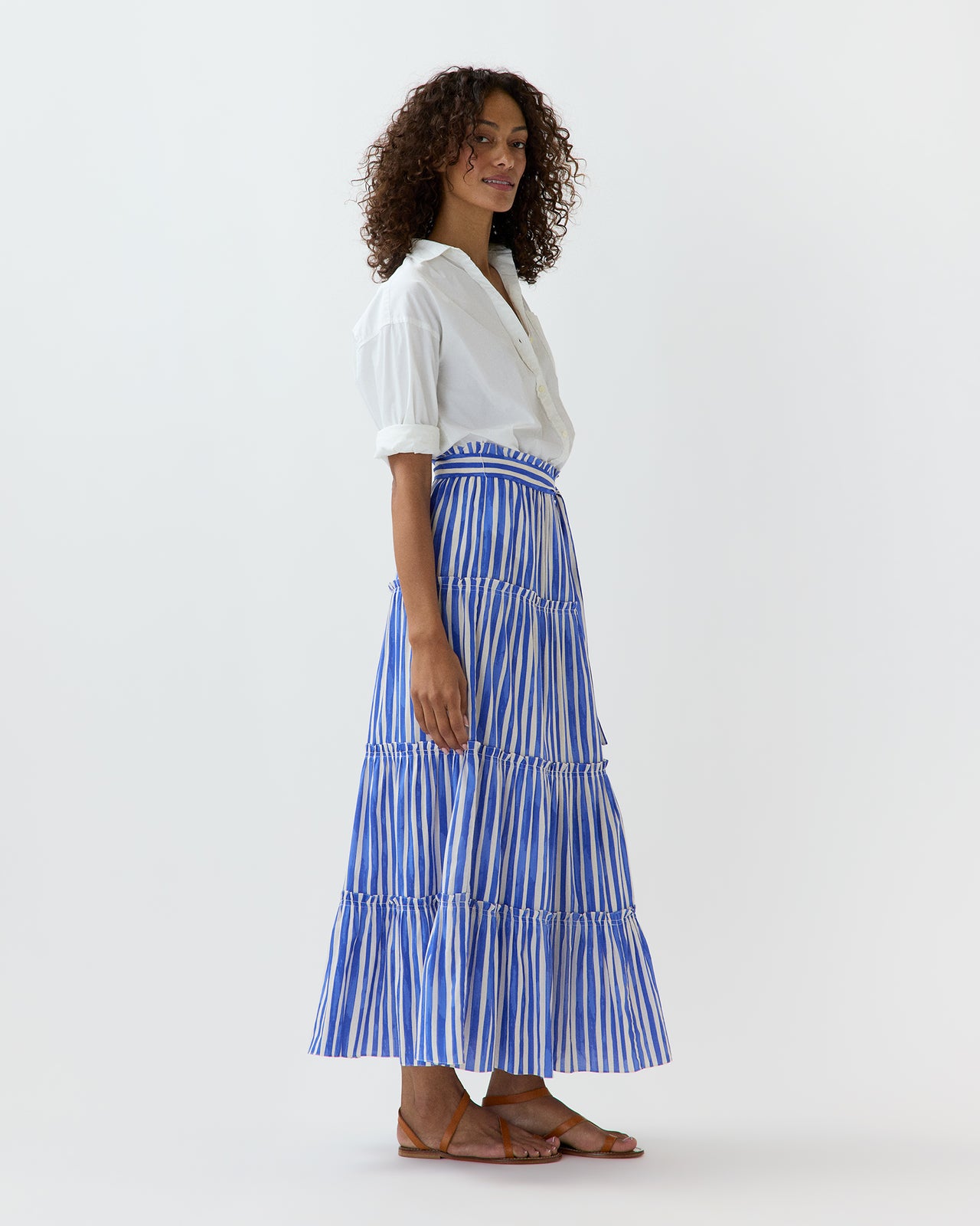 Sanaa Skirt in Qeba Blue