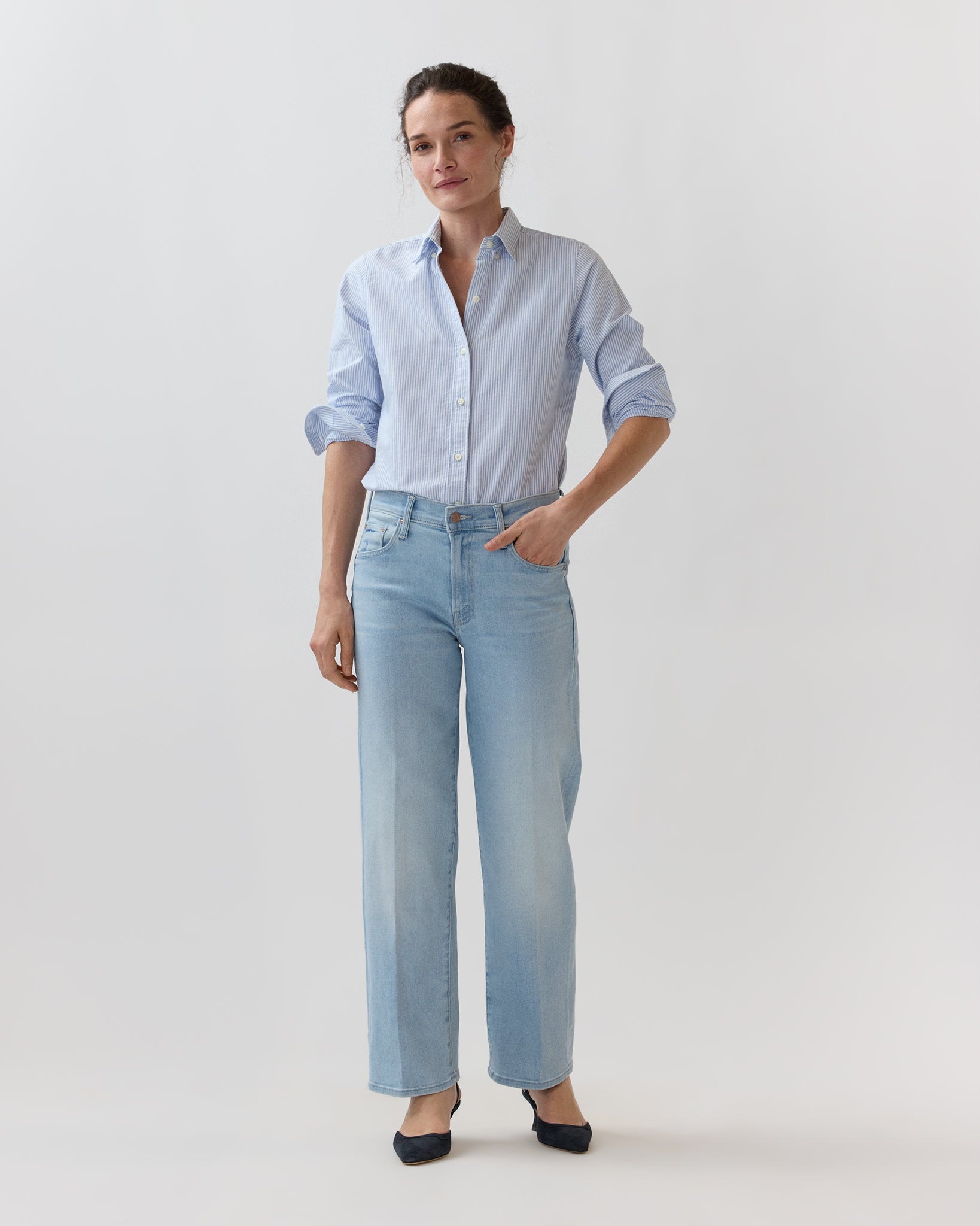 The Mid Rise Rambler Zip Ankle Jean in Pretty Please | Shop Ann