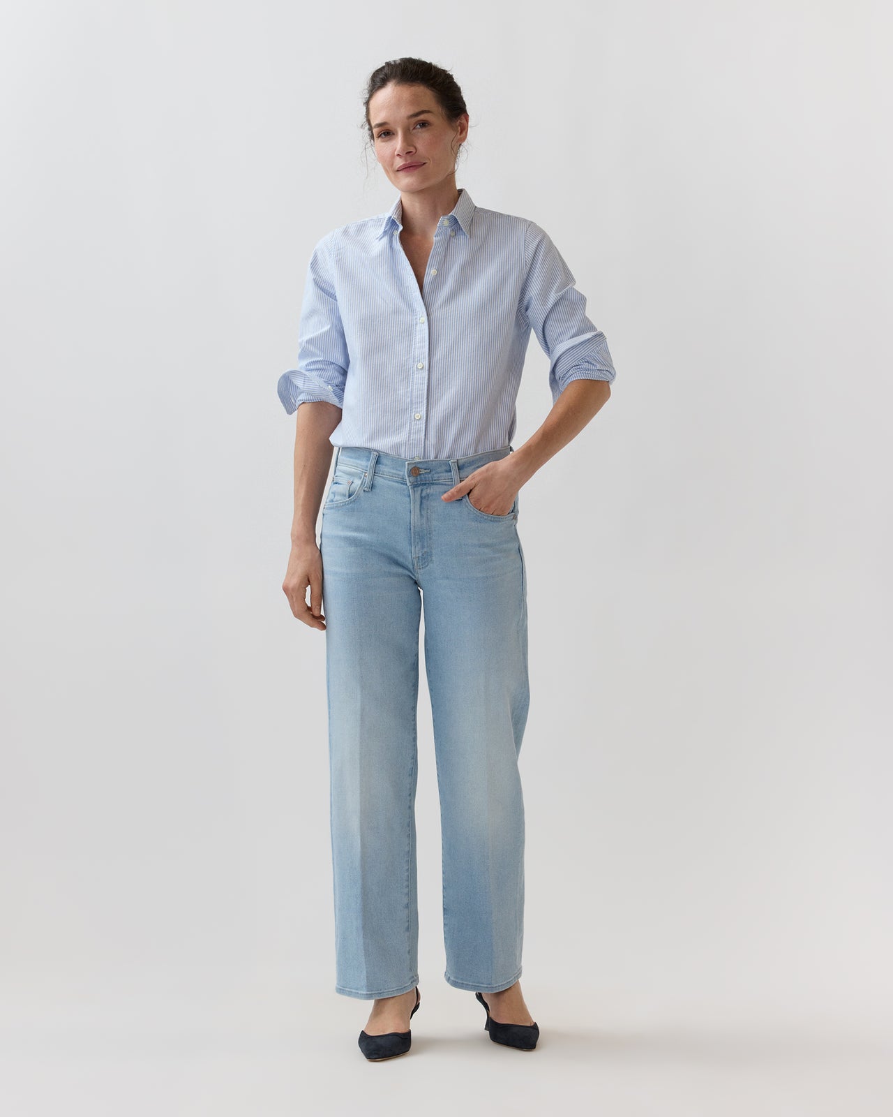The Mid Rise Rambler Zip Ankle Jean in Pretty Please