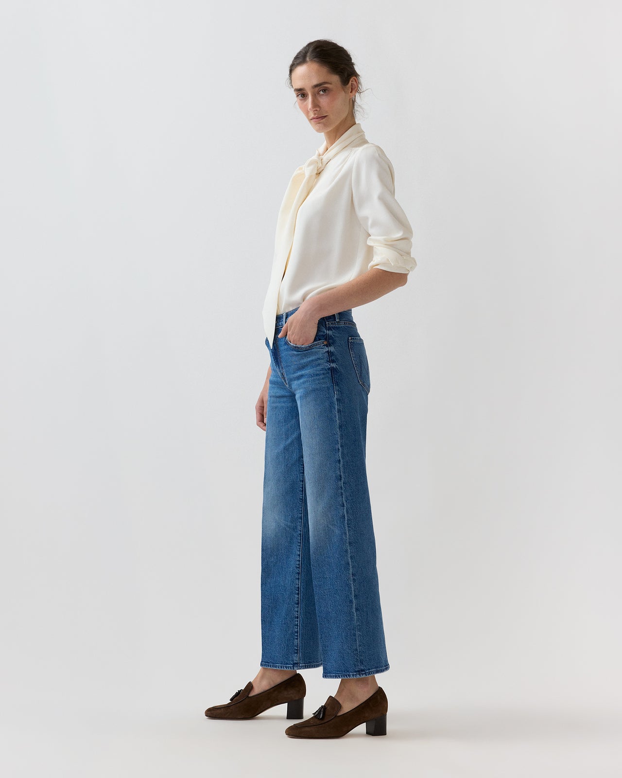 The Mid Rise Maven Flood Jean in Thrill Seeker