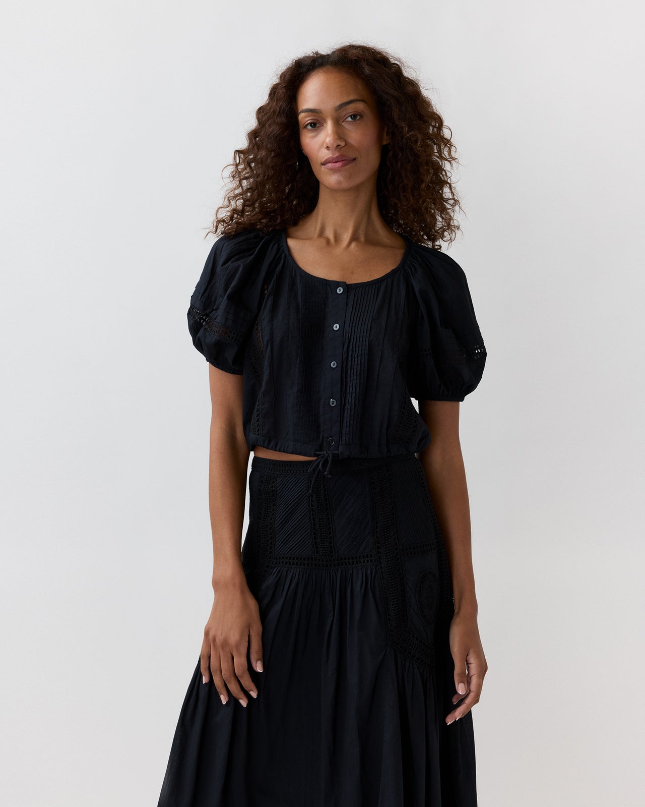 Clara Top in Noir