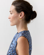 Load image into Gallery viewer, Mini Organic Hoop Earrings in Clear
