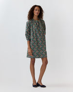 Load image into Gallery viewer, Callie Dress in Navy/Multi The Garden Room Liberty Fabric
