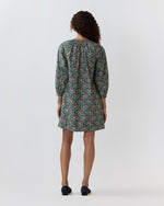 Load image into Gallery viewer, Callie Dress in Navy/Multi The Garden Room Liberty Fabric
