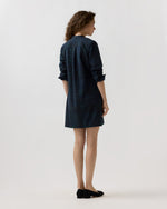 Load image into Gallery viewer, Mackey Dress in Blackwatch Patchwork Double-Weave
