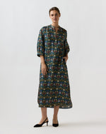 Load image into Gallery viewer, Tessa Dress in Forbidden Fruit Liberty Fabric Silk Twill
