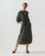 Load image into Gallery viewer, Tessa Dress in Forbidden Fruit Liberty Fabric Silk Twill
