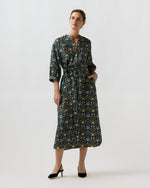 Load image into Gallery viewer, Tessa Dress in Forbidden Fruit Liberty Fabric Silk Twill
