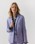 Load image into Gallery viewer, Moira Blazer in Lavender Stretch Moleskin
