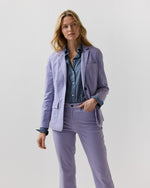 Load image into Gallery viewer, Moira Blazer in Lavender Stretch Moleskin
