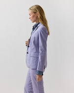 Load image into Gallery viewer, Moira Blazer in Lavender Stretch Moleskin
