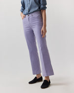 Load image into Gallery viewer, Kendall Flare 5-Pocket Jean in Lavender Stretch Moleskin
