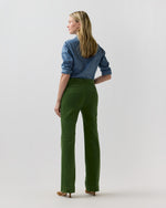 Load image into Gallery viewer, Lindy Trouser in Avocado Stretch Corduroy
