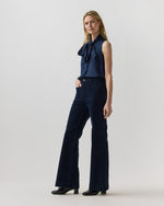 Load image into Gallery viewer, Camille Patch-Pocket Jean in Navy Stretch Corduroy
