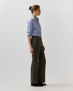 Load image into Gallery viewer, Lane Pant in Bark/Bone Wool/Cashmere Hopsack
