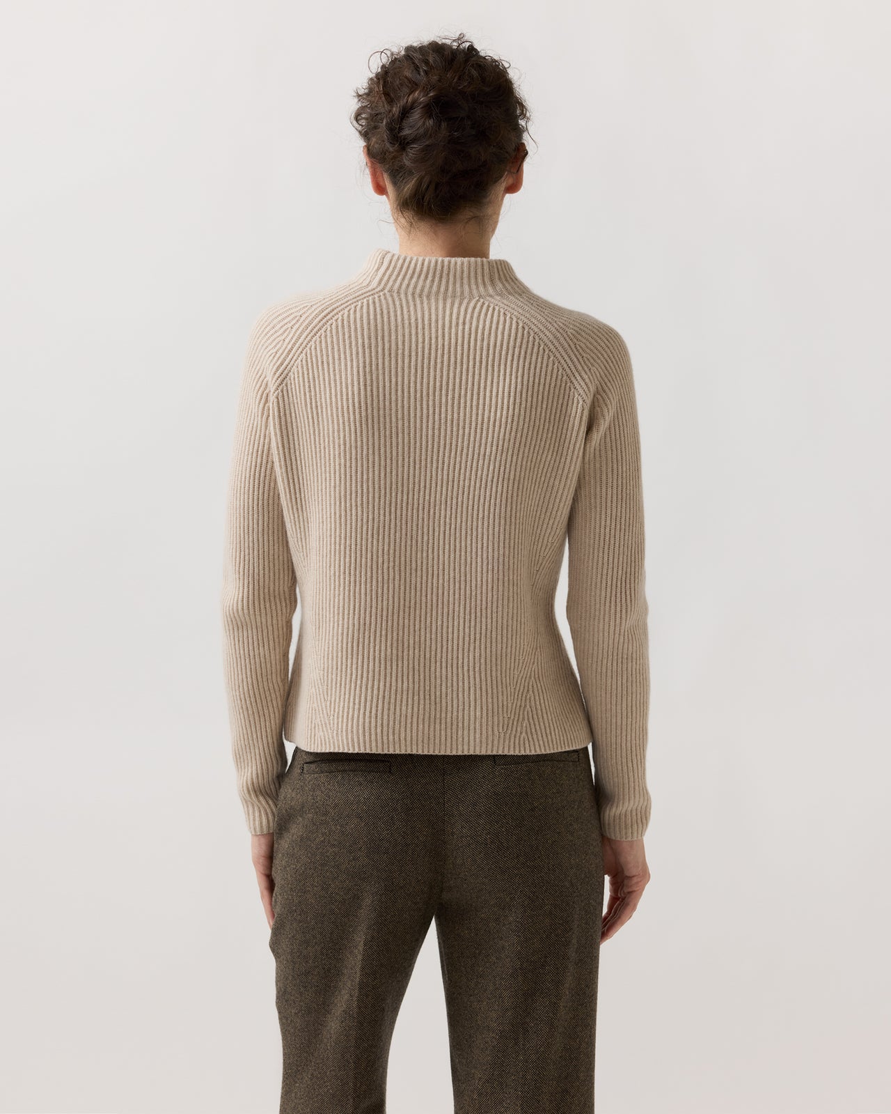 Henriette Sweater in Wheat Cashmere