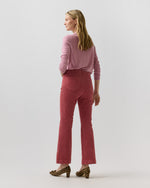 Load image into Gallery viewer, Kendall Flare 5-Pocket Jean in Rose Stretch Corduroy
