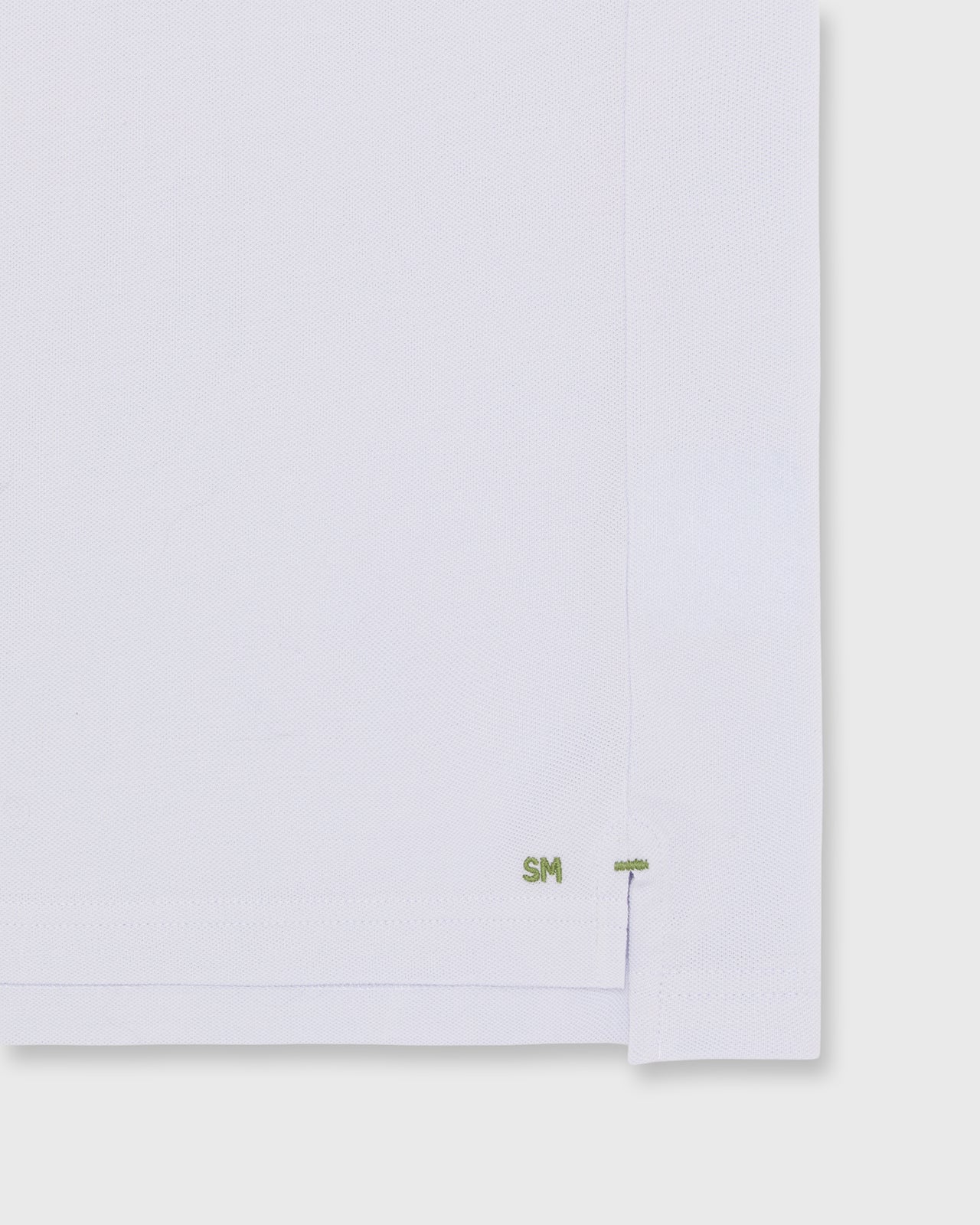 Short-Sleeved Polo in Sky Pima Pique