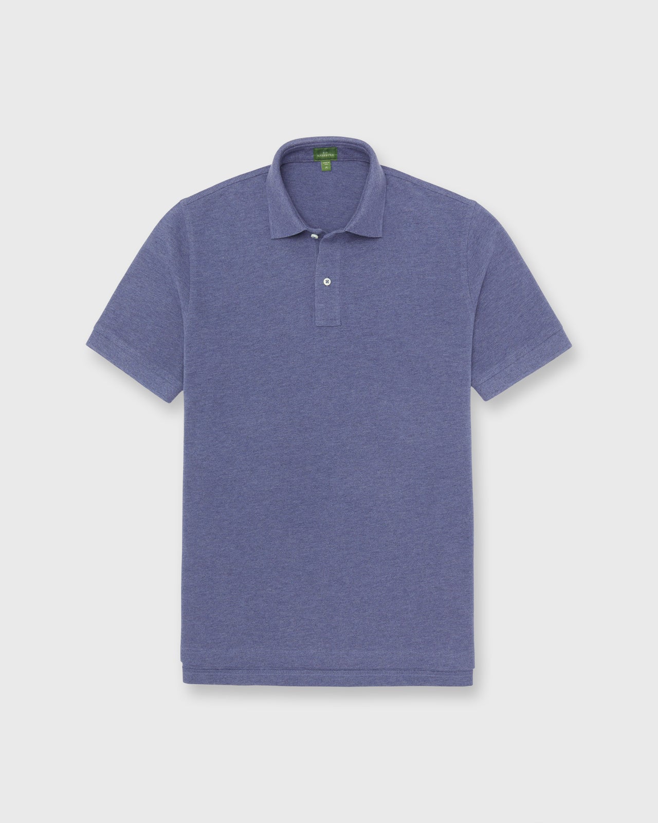 Court Polo in Heather Twilight Pima Pique