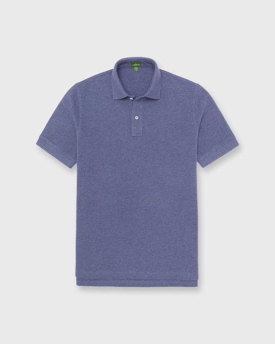 Court Polo in Heather Twilight Pima Pique
